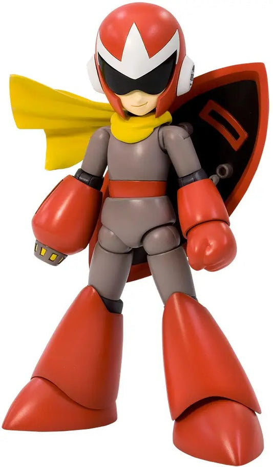 <p><strong>PRE-ORDER: Expected to ship in July of 2027.</strong></p>
<p>Proto Man, known as Blues in Japan, returns as a Kotobukiya model kit in his signature red bodysuit and sunglasses-style visor. Mega Man has sold over 44 million units since 1987.</p><p>Articulation in every part lets you recreate his in-game actions. His Proto Shield is included, and an adapter lets him carry it on his back as in the original design. Three face parts let you match his expression to the scene.</p><p>Molded in multiple