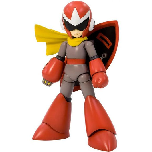 <p><strong>PRE-ORDER: Expected to ship in July of 2027.</strong></p>
<p>Proto Man, known as Blues in Japan, returns as a Kotobukiya model kit in his signature red bodysuit and sunglasses-style visor. Mega Man has sold over 44 million units since 1987.</p><p>Articulation in every part lets you recreate his in-game actions. His Proto Shield is included, and an adapter lets him carry it on his back as in the original design. Three face parts let you match his expression to the scene.</p><p>Molded in multiple