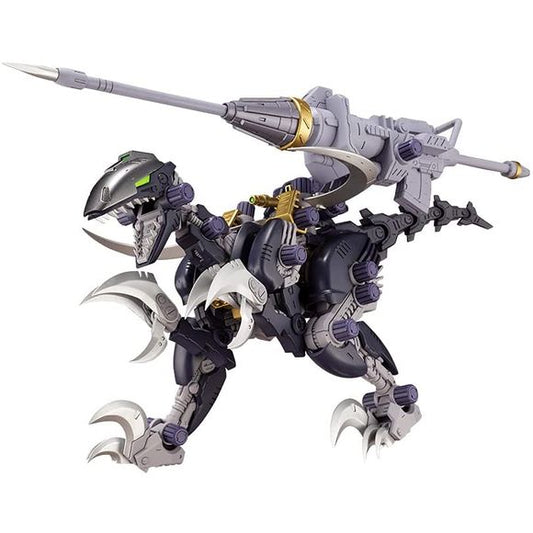 The tiny Zoid Raven Raptor, equipped with a Pile Bunker Unit and updated armor, joins Kotobukiya’s HMM Zoids lineup! The design and flexibility of this model was created in a very fitting way of Raven Raptor’s formidable agility. The increased flexibility of the head and its "Strike Harken Claws" legs allows users to recreate the usual poses and even display it standing on its toes for a velociraptor-like pose.