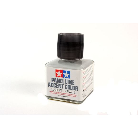 Tamiya Panel Line enamel paints are ideal for highlighting panel lines and other details to give your model a more realistic depth. The paint has been pre-diluted into the ideal viscosity and can be easily applied into crevasses such as panel lines with the brush on the bottle cap. Once dried, any excess may be cleaned up by using enamel thinner. (Bottle contains 40ml)
Continental US Shipping Only
