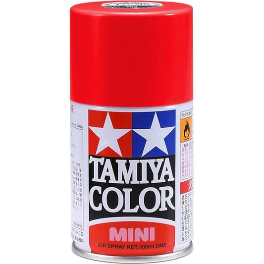 The paint is synthetic lacquer that cures in a short period of time. Extremely useful for painting large surfaces. Tamiya spray paints are not affected by acrylic or enamel paints. Tamiya spray paints are not affected by acrylic or enamel paints; therefore, following an overall base coat, details can be added or picked out using enamel and/or acrylic paints. By combining the use of these three types of paints, the finishing of plastic models becomes simpler and more effective. Continental USA shipping only.