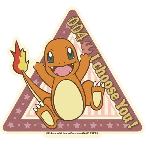 Ensky Pokemon Retro Sticker Collection 06 (Charmander) | Galactic Toys & Collectibles