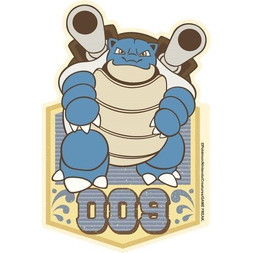 Ensky Pokemon Retro Sticker Collection 10 (Blastoise) | Galactic Toys & Collectibles