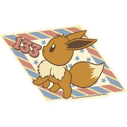 Ensky Pokemon Retro Sticker Collection 11 (Eevee) | Galactic Toys & Collectibles