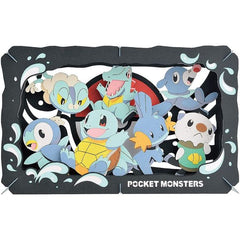 Ensky Pokemon Water Type Paper Theater