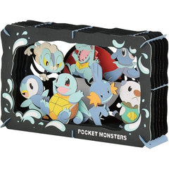 Ensky Pokemon Water Type Paper Theater