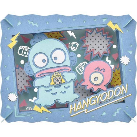 This "Paper Theater" kit from Ensky features Sanrio's beloved character Hangyodon! Simply layer the pieces of precision laser-cut paper and glue (not included) them together for a 3D-look collectible item you'll love to display! This one is excellent for beginners.