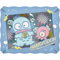 This "Paper Theater" kit from Ensky features Sanrio's beloved character Hangyodon! Simply layer the pieces of precision laser-cut paper and glue (not included) them together for a 3D-look collectible item you'll love to display! This one is excellent for beginners.
