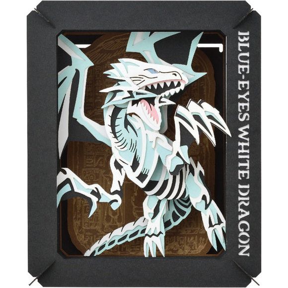 The majestic Blue-Eyes White Dragon from "Yu-Gi-Oh! Duel Monsters" is the subject of this new "Paper Theater" kit from Ensky! Simply layer together the precision laser-cut paper pieces and glue them in place (please note that glue is not included) to create your own dramatic 3D-look display piece -- it'll look great shown off on your wall or shelf! Order yours today!