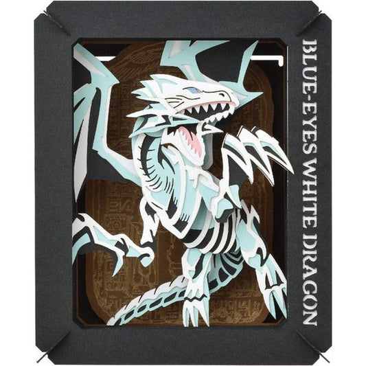 The majestic Blue-Eyes White Dragon from "Yu-Gi-Oh! Duel Monsters" is the subject of this new "Paper Theater" kit from Ensky! Simply layer together the precision laser-cut paper pieces and glue them in place (please note that glue is not included) to create your own dramatic 3D-look display piece -- it'll look great shown off on your wall or shelf! Order yours today!