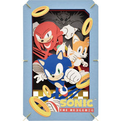 Introducing a new arrival to the Paper Theater lineup: "Sonic the Hedgehog"!
What is a Paper Theater? It's a paper craft kit created by precisely cutting paper with a laser cutter for users to easily assemble it together. This kit is double the size of a regular one, offering an even more immersive experience.
Immerse yourself in the world of "Sonic the Hedgehog" with this captivating Paper Theater. Assemble the intricately cut paper parts and bring your favorite characters to life in a delightful display