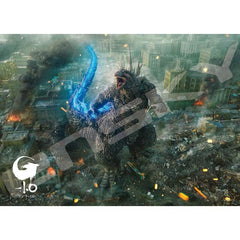 This jigsaw puzzle features a compelling image from "Godzilla -1.0," and it'll be an amazing addition to your collection! It has 500 pieces, and will be 20.8 in by 14.9 in when completed. Place your order today!