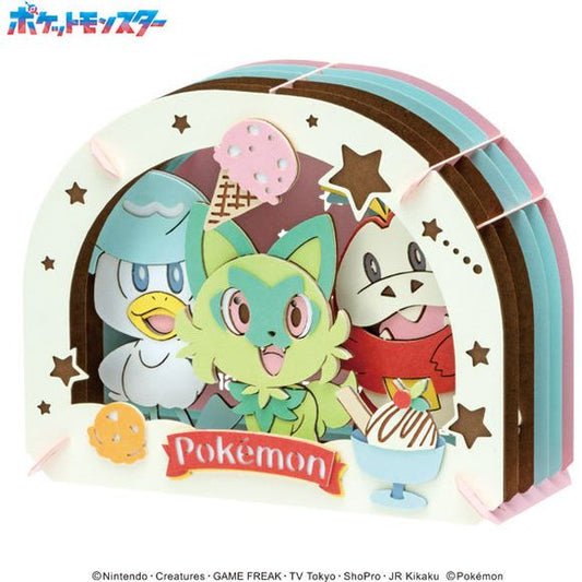 Ensky Pokemon Paper Theater PT-337 Exciting Ice Cream