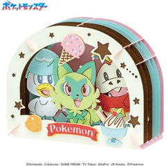 Ensky Pokemon Paper Theater PT-337 Exciting Ice Cream