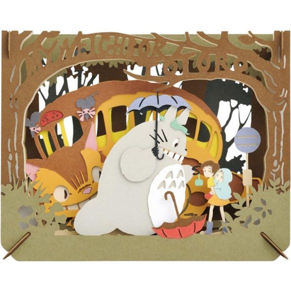 Ensky Paper Theater is a great way to see your favorite scenes come to life. Each layer has laser cut precise pieces that come together to create a complex and beautiful scene. Assembly and glue are required (sold separately).