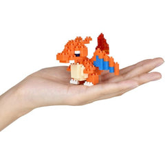 Kawada Nanoblock Pokémon Serie Glurak Mikrogroßer Bausteinsatz