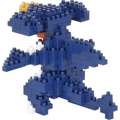 Kawada Nanoblock Pokemon Series Garchomp Micro-Sized Building Block Set