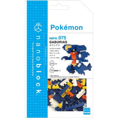 Kawada Nanoblock Pokemon Series Garchomp Micro-Sized Building Block Set