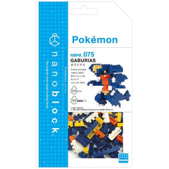 Kawada Nanoblock Pokemon Series Garchomp Micro-Sized Building Block Set