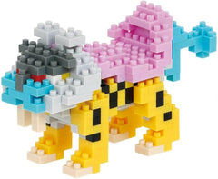 Kawada Nanoblock Pokemon Series Raikou Micro-Sized Building Block Set