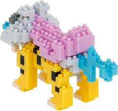 Kawada Nanoblock Pokemon Series Raikou Micro-Sized Building Block Set