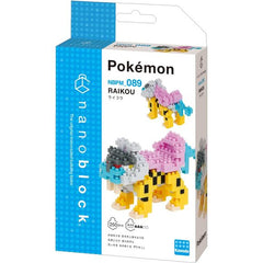 Nanoblock is a micro-sized building block designed in japan since 2008. Fun to build, Attractive to display, interesting to collect. a piece of nanoblock is the start of infinite creativity. Raikou from Nanoblock's Pokemon Collection Series stands approximately 2.08" tall and has 250 pieces