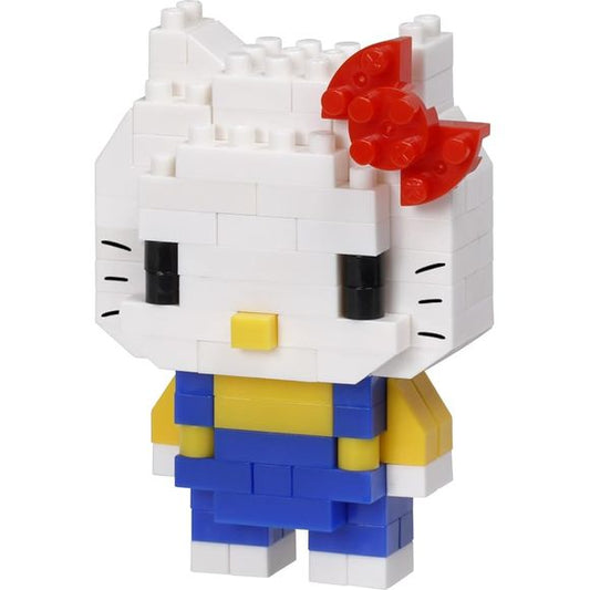 Hello Kitty from Nanoblock's Character Collection Series stands approximately 2.08" tall and has 140 pieces.
Difficulty level: 2