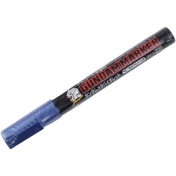 GSI Creos and Mr. Hobby bring you the Gundam Marker Metallic Violet GM19! These markers are easy to use and ready to go. Shake, press down, and apply directly on the area you wish to paint!