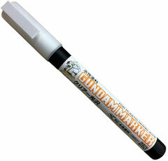 The ink is water-based with no solvents, so it does not melt the surface and can be applied over a surface that is painted with Gundam marker