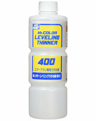 Mr Color Thinner is designed for use with Mr Color solvent based paints. Can also be used with Mr Hobby Aqueous Hobby Color. 400 ml Bottle.
Advised thinning ratio for airbrushing is 1:1.5 > 1:2 (Paint:Thinner)
Continental USA Shipping only. No expedited shipping available.
