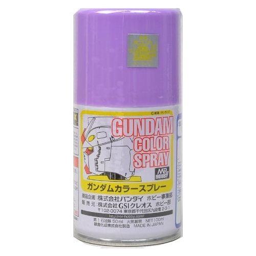 Paint based specifically on colors from the Gundam universe, so you can bring your Gundam models to the next level! The color development has been toned up to hide the base color even better and create a stronger top coating. Semi-Gloss MS Purple. 100ml.
Continental US Shipping only, no expedited shipping available on this product.