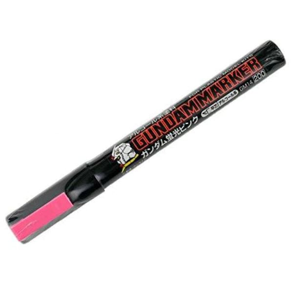 This item is felt tipped or other porous-tipped pens and markers. GM04 Fluorescent Pink Gundam Marker. For touch up's and detailing.