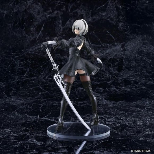 <p><strong>PRE-ORDER: Expected to ship in August of 2027.</strong></p>
<p>From the critically acclaimed action RPG <strong>NieR:Automata</strong> comes the iconic android <strong>2B (YoRHa No.2 Type B)</strong> as an impressive <strong>POP UP PARADE L Size</strong> figure! Created through a collaboration between Square Enix and Good Smile Company, this beautifully detailed collectible brings one of gaming's most recognizable characters to life in a larger display format.</p>
<p>Standing approximately <str