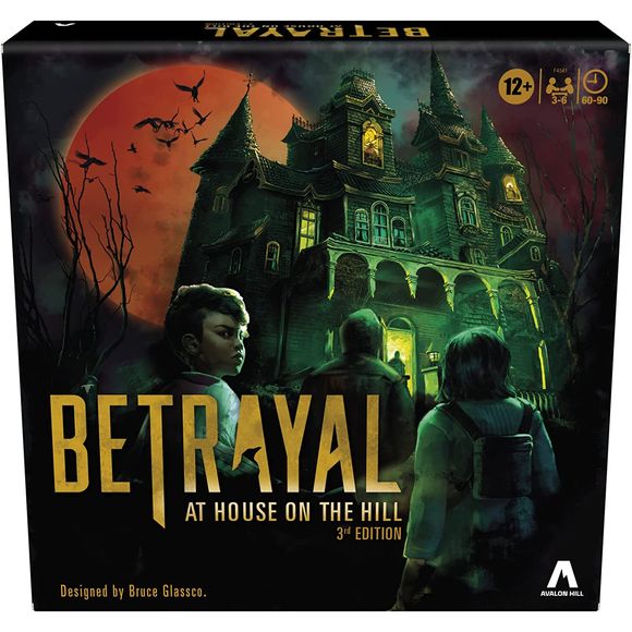 EXCITING THIRD EDITION: This edition of the Betrayal at the House on the Hill game is rich with horror-based content, gaming elements, and characters not seen in previous versions
HAUNTED HOUSE TRAITOR GAME: Players must work together to survive the nightmare…but beware! The house turns one player against the others in this cooperative strategy game
GREAT FOR NEW PLAYERS: This 3rd Edition of the game features artwork, rule books, trackers, and cards that will help new players navigate the game and jump ri