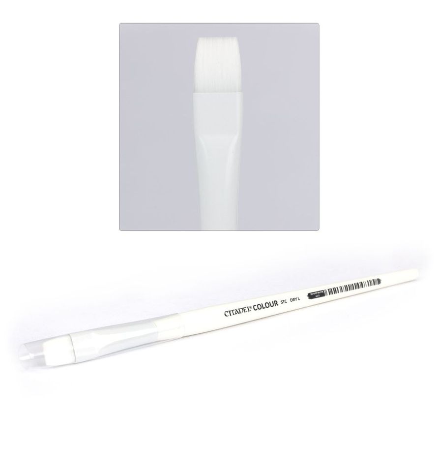 Armed with synthetic brush fibers, this brush is ideal for all of your shading needs! Designed to allow you to do all large model shading work.