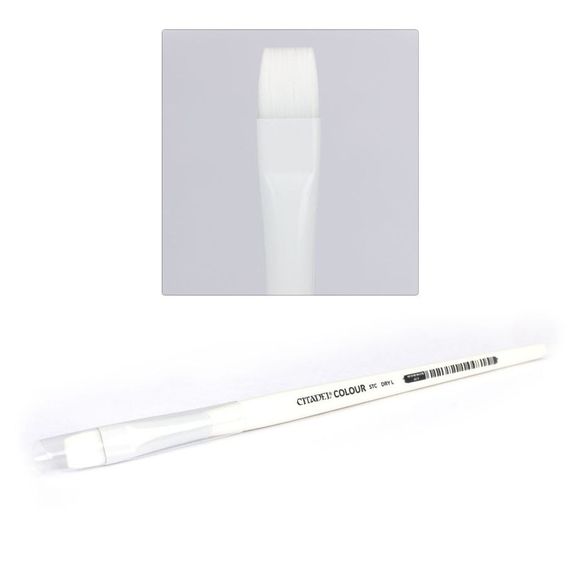 Armed with synthetic brush fibers, this brush is ideal for all of your shading needs! Designed to allow you to do all large model shading work.