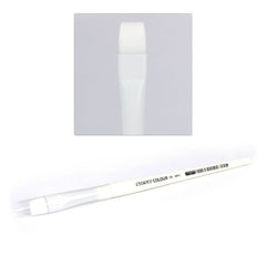 Armed with synthetic brush fibers, this brush is ideal for all of your shading needs! Designed to allow you to do all large model shading work.