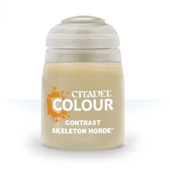 Contrast is a revolutionary paint that makes beautiful painting simple and fast. Each Contrast paint, when applied over a light Contrast undercoat, gives you a vivid base and realistic shading all in a single application.