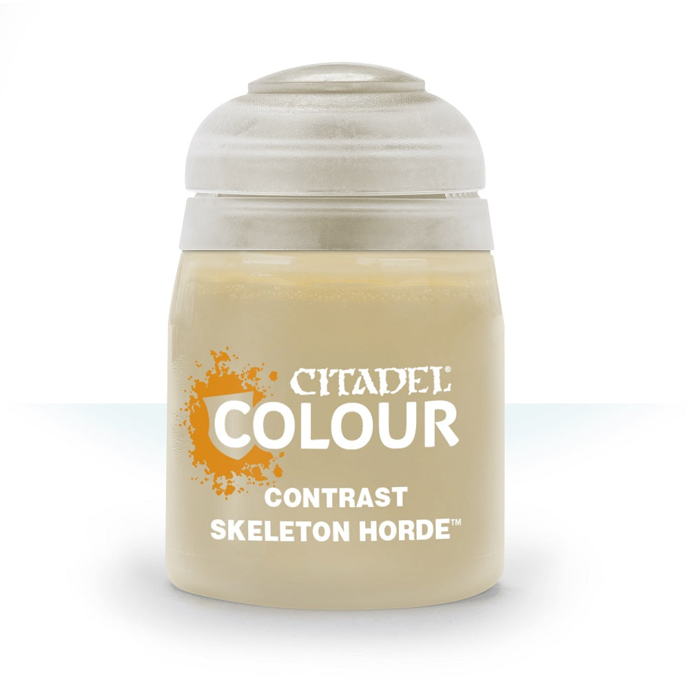 Contrast is a revolutionary paint that makes beautiful painting simple and fast. Each Contrast paint, when applied over a light Contrast undercoat, gives you a vivid base and realistic shading all in a single application.