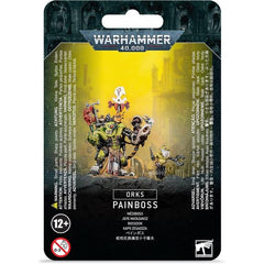 This 21-piece plastic kit lets you build one Painboss and Grot Orderly. This kit comes with one 40mm Citadel Round base and one 25mm Citadel Round base.
These miniatures are supplied unpainted and require assembly – we recommend using Citadel Plastic Glue and Citadel paints.