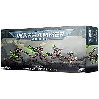 This kit builds three Skorpekh Destroyers