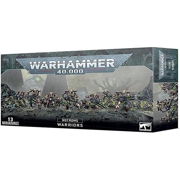 This kit builds ten Necron Warriors