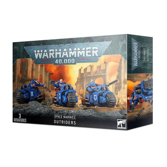 This set is supplied in 40 plastic components and also contains 3x Citadel 90mm Hex Holed Oval Bases. The miniatures are push-fit, so require no glue to assemble. A Primaris Space Marines Transfer Sheet is also included.