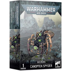 This multi-part plastic set builds one Necron Canoptek Spyder.
