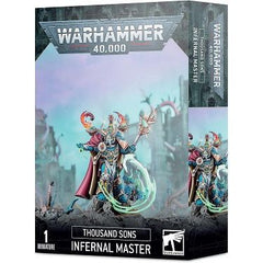 This plastic kit builds one Infernal Master. It is supplied in 15 pieces, and comes with one 40mm Citadel Round Base.
This miniature is supplied unpainted and requires assembly – we recommend using Citadel Plastic Glue and Citadel paints.