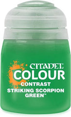 Contrast is a revolutionary paint that makes beautiful painting simple and fast. Each Contrast paint, when applied over a light Contrast undercoat, gives you a vivid base and realistic shading all in a single application.