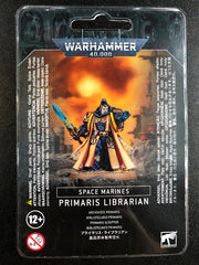 This multi-part plastic kit contains the components necessary to assemble a Primaris Librarian. The Primaris Librarian comes as 20 components, and is supplied with a Citadel 40mm Round base. The kit also includes an Ultramarines-Character Transfer Sheet, which features Captain, Chaplain, Librarian and Lieutenant iconography.