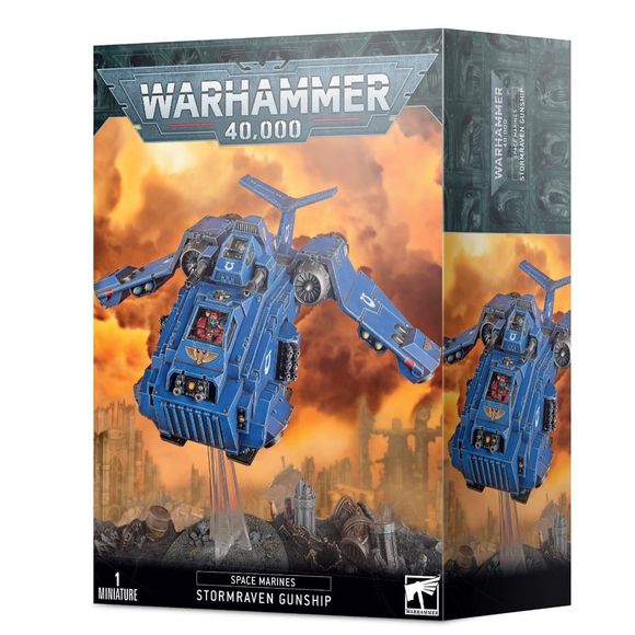 This multi-part plastic kit contains 116 components and builds 1 Stormraven.