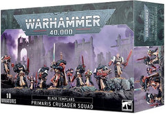 The kit is comprised of 228 plastic components, with which you can assemble Crusader Squad, containing six Primaris Initiates and four Neophytes with a choice of weapon options.