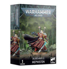 This 16-piece plastic set makes one Mephiston, Lord of Death, and is supplied with one 40mm Citadel Round Base.